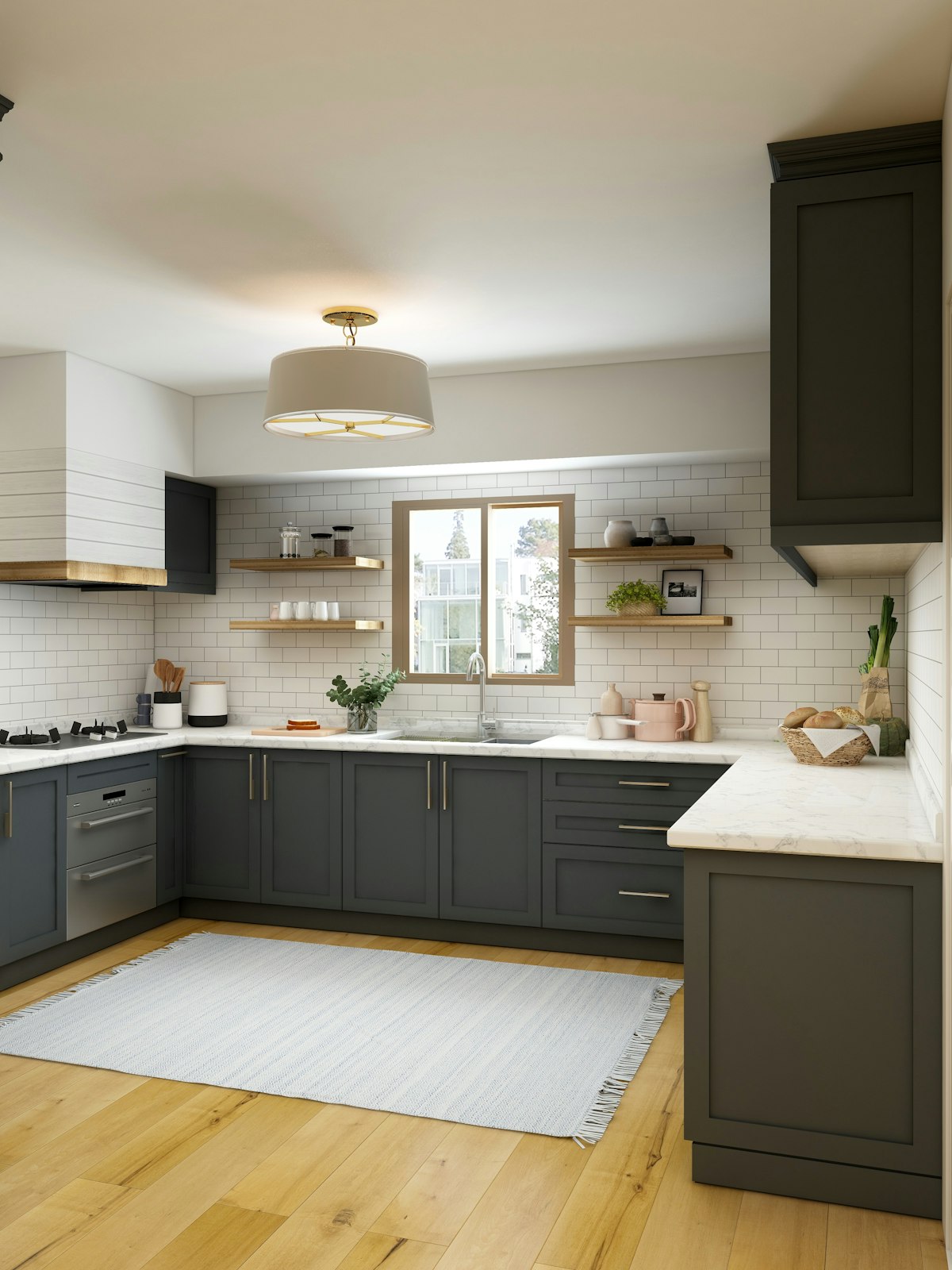 Kitchen with appliances